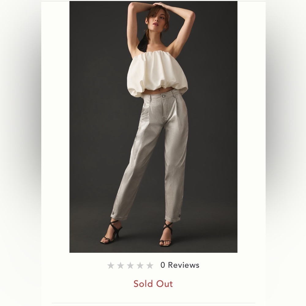 Anthropologie NWT Magali Pascal Deborah Pants Size M. - Picture 8 of 8